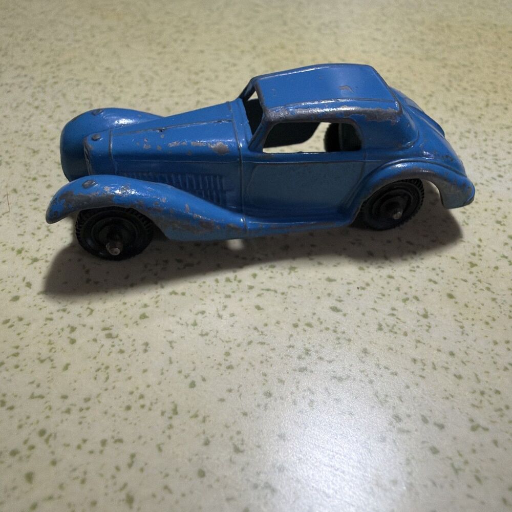 Vintage BLUE TootsieToy 1939 Mercedes Diecast Made in USA